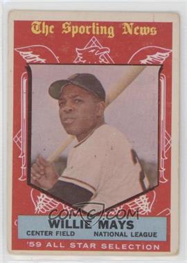 1959 Topps - [Base] #563 - High # - Willie Mays [Good to VG‑EX]