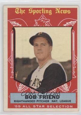 1959 Topps - [Base] #569 - High # - Bob Friend