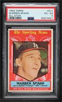 High # - Warren Spahn [PSA 4 VG‑EX]