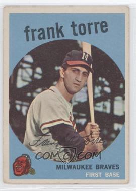 1959 Topps - [Base] #65 - Frank Torre [Good to VG‑EX]