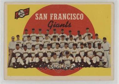 1959 Topps - [Base] #69 - Second Series Checklist - San Francisco Giants