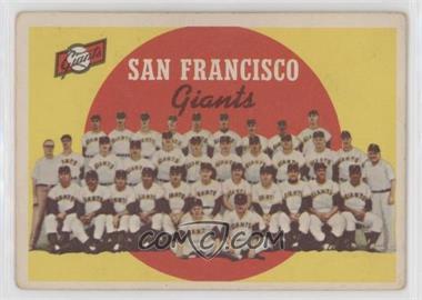 1959 Topps - [Base] #69 - Second Series Checklist - San Francisco Giants