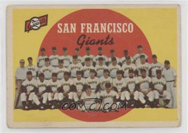 1959 Topps - [Base] #69 - Second Series Checklist - San Francisco Giants