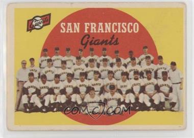 1959 Topps - [Base] #69 - Second Series Checklist - San Francisco Giants [Good to VG‑EX]