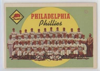 1959 Topps - [Base] #8 - First Series Checklist - Philadelphia Phillies [Poor to Fair]