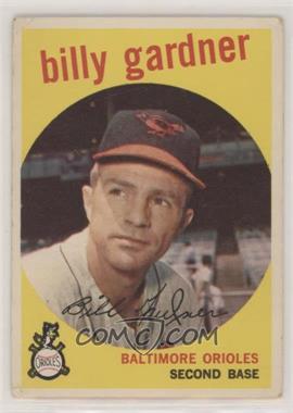 1959 Topps - [Base] #89 - Billy Gardner [Poor to Fair]