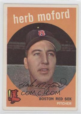 1959 Topps - [Base] #91 - Herb Moford [Noted]