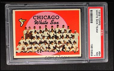 1959 Topps - [Base] #94 - Second Series Checklist - Chicago White Sox [PSA 7 NM]