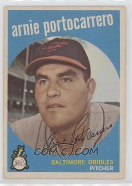 1959 Topps - [Base] #98 - Arnie Portocarrero