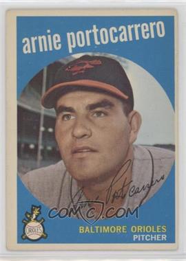 1959 Topps - [Base] #98 - Arnie Portocarrero