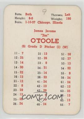 1960 APBA Baseball 1959 Season - [Base] #_JIOT - Jim O'Toole [Poor to Fair]