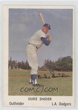 1960 Bell Brand Los Angeles Dodgers - [Base] #2 - Duke Snider