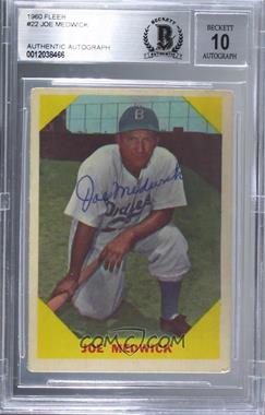 1960 Fleer Baseball Greats - [Base] #22 - Joe Medwick [BAS BGS Authentic]