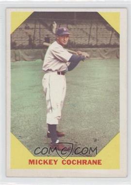 1960 Fleer Baseball Greats - [Base] #24 - Mickey Cochrane [Noted]