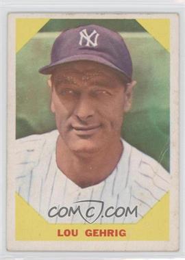 1960 Fleer Baseball Greats - [Base] #28 - Lou Gehrig [Good to VG‑EX]