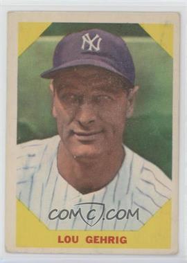 1960 Fleer Baseball Greats - [Base] #28 - Lou Gehrig