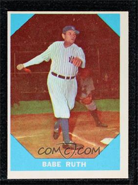 1960 Fleer Baseball Greats - [Base] #3 - Babe Ruth