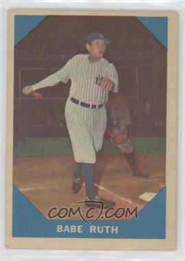 1960 Fleer Baseball Greats - [Base] #3 - Babe Ruth