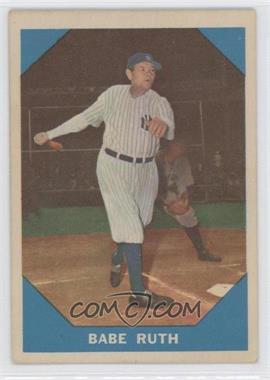 1960 Fleer Baseball Greats - [Base] #3 - Babe Ruth