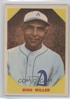 1960 Fleer Baseball Greats - [Base] #39 - Bing Miller [Altered]