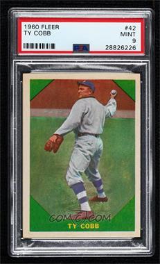 1960 Fleer Baseball Greats - [Base] #42 - Ty Cobb [PSA 9 MINT]