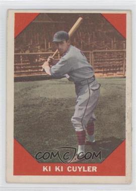 1960 Fleer Baseball Greats - [Base] #75 - Kiki Cuyler [Poor to Fair]