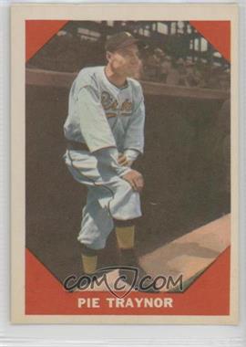 1960 Fleer Baseball Greats - [Base] #77 - Pie Traynor