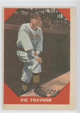 1960 Fleer Baseball Greats - [Base] #77 - Pie Traynor