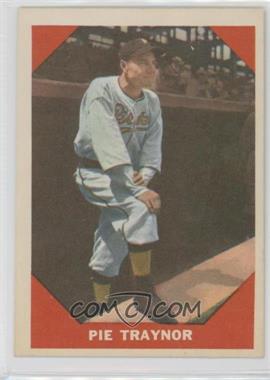 1960 Fleer Baseball Greats - [Base] #77 - Pie Traynor