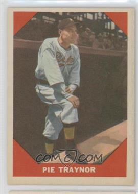 1960 Fleer Baseball Greats - [Base] #77 - Pie Traynor