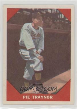 1960 Fleer Baseball Greats - [Base] #77 - Pie Traynor