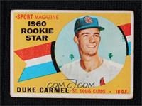 Sport Magazine 1960 Rookie Star - Duke Carmel [Poor to Fair]