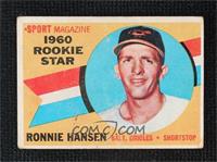 Sport Magazine 1960 Rookie Star - Ron Hansen [Poor to Fair]