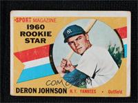 Sport Magazine 1960 Rookie Star - Deron Johnson [Good to VG‑EX]