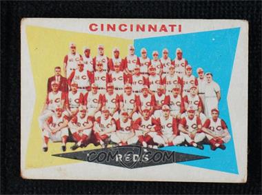 1960 Topps - [Base] - Venezuelan #164 - 2nd Series Checklist - Cincinnati Reds [Good to VG‑EX]
