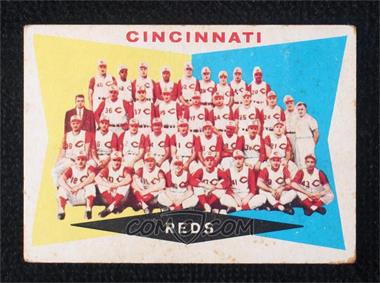1960 Topps - [Base] - Venezuelan #164 - 2nd Series Checklist - Cincinnati Reds [Poor to Fair]