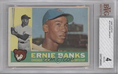 1960 Topps - [Base] #10 - Ernie Banks [BVG 4 VG‑EX]