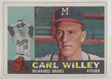 1960 Topps - [Base] #107 - Carl Willey [Good to VG‑EX]