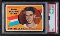 Sport Magazine 1960 Rookie Star - Don Dillard [PSA 5 EX]