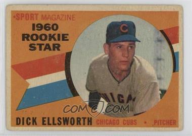 1960 Topps - [Base] #125 - Sport Magazine 1960 Rookie Star - Dick Ellsworth [Poor to Fair]