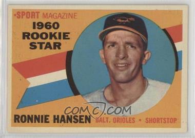 1960 Topps - [Base] #127 - Sport Magazine 1960 Rookie Star - Ron Hansen