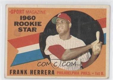1960 Topps - [Base] #130 - Sport Magazine 1960 Rookie Star - Frank Herrera [Noted]