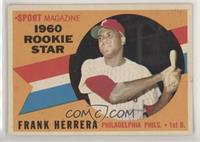 Sport Magazine 1960 Rookie Star - Frank Herrera [Poor to Fair]