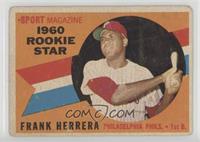 Sport Magazine 1960 Rookie Star - Frank Herrera [COMC RCR Poor]