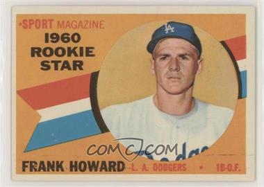 1960 Topps - [Base] #132 - Sport Magazine 1960 Rookie Star - Frank Howard