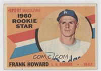 Sport Magazine 1960 Rookie Star - Frank Howard [Good to VG‑EX]