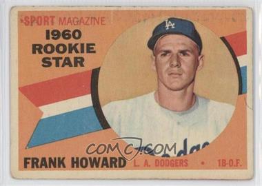1960 Topps - [Base] #132 - Sport Magazine 1960 Rookie Star - Frank Howard [Noted]