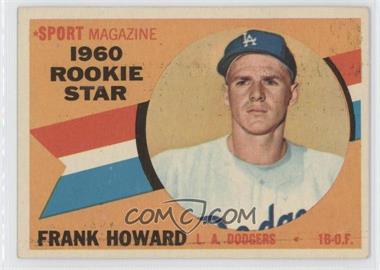 1960 Topps - [Base] #132 - Sport Magazine 1960 Rookie Star - Frank Howard
