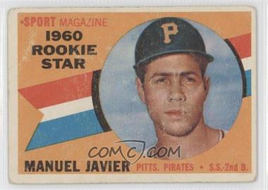 1960 Topps - [Base] #133 - Sport Magazine 1960 Rookie Star - Manuel Javier [Good to VG‑EX]