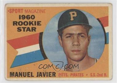 1960 Topps - [Base] #133 - Sport Magazine 1960 Rookie Star - Manuel Javier [Good to VG‑EX]